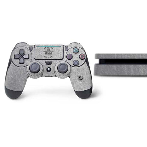 NHL Anaheim Ducks Black Text PS4 Slim Bundle Skin