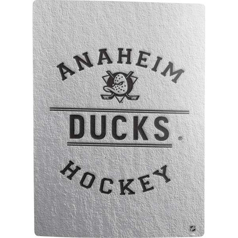 NHL Anaheim Ducks Black Text PS5 Digital Edition Console Skin