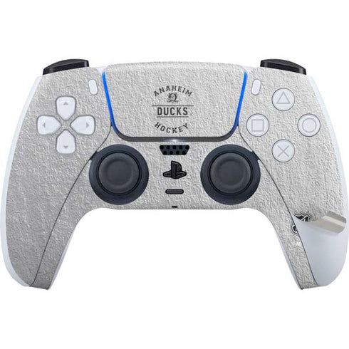 NHL Anaheim Ducks Black Text PS5 Pro Disk Bundle Skin