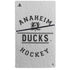 NHL Anaheim Ducks Black Text PS5 Slim Digital Edition Console Skin