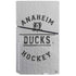 NHL Anaheim Ducks Black Text PS5 Slim Disk Console Skin