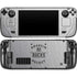NHL Anaheim Ducks Black Text Steam Deck Handheld Gaming Computer OLED Skin