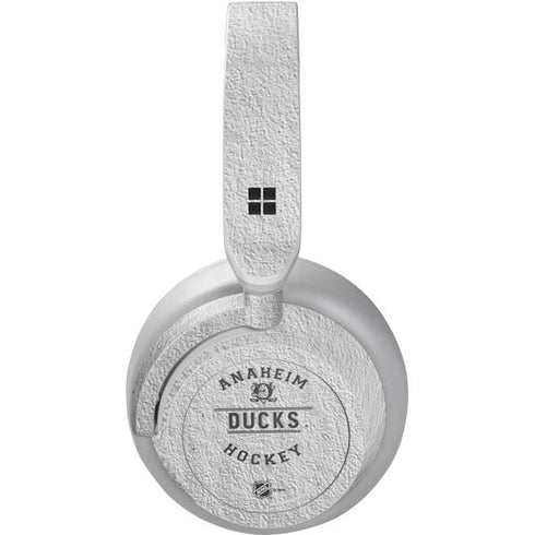 NHL Anaheim Ducks Black Text Surface Headphones Skin