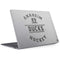 NHL Anaheim Ducks Black Text Surface Laptop 2 Skin