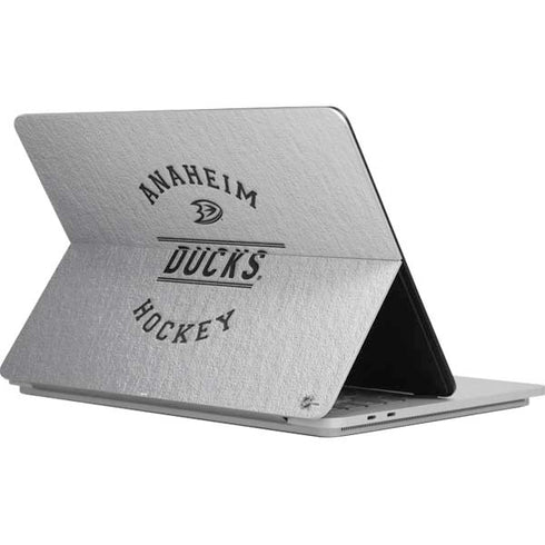 NHL Anaheim Ducks Black Text Surface Laptop Studio Skin