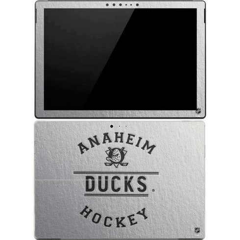 NHL Anaheim Ducks Black Text Surface Pro 4 Skin