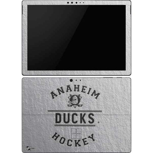 NHL Anaheim Ducks Black Text Surface Pro 6 Skin