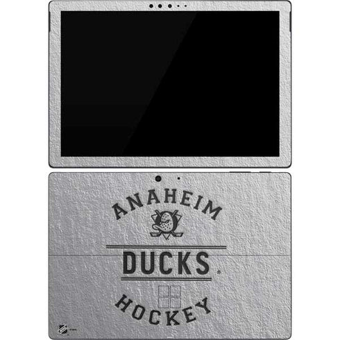 NHL Anaheim Ducks Black Text Surface Pro 7 Skin