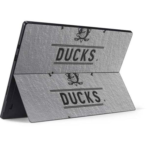 NHL Anaheim Ducks Black Text Surface Pro 7 Skin