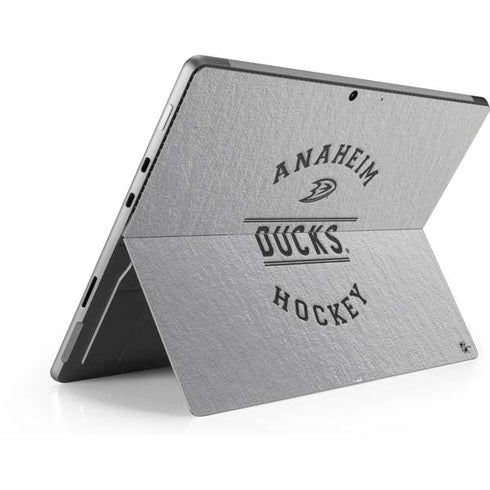 NHL Anaheim Ducks Black Text Surface Pro 8 Skin