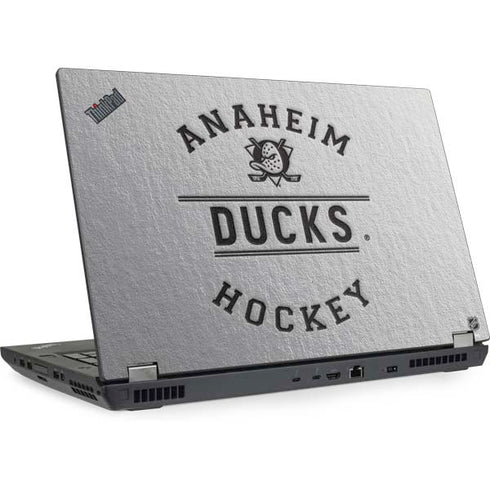 NHL Anaheim Ducks Black Text Lenovo ThinkPad Skin
