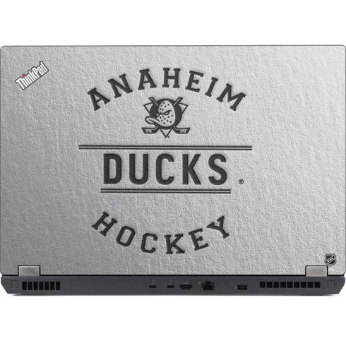 NHL Anaheim Ducks Black Text Lenovo ThinkPad Skin