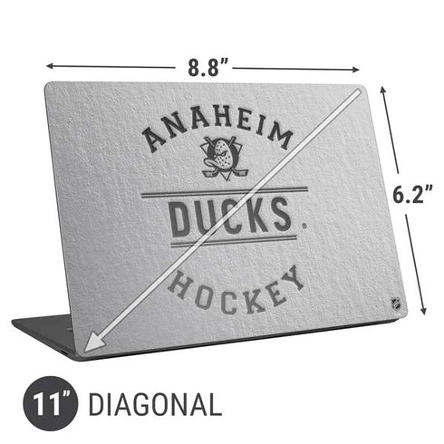 NHL Anaheim Ducks Black Text Universal Laptop 11in (8.8 x 6.2in) Skin