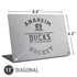 NHL Anaheim Ducks Black Text Universal Laptop 11in (8.8 x 6.2in) Skin