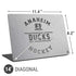 NHL Anaheim Ducks Black Text Universal Laptop 14in (11.4 x 8.2in) Skin