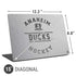NHL Anaheim Ducks Black Text Universal Laptop 15in (12.2 x 8.8in) Skin