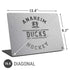 NHL Anaheim Ducks Black Text Universal Laptop 16.6in (13.4 x 9.7in) Skin