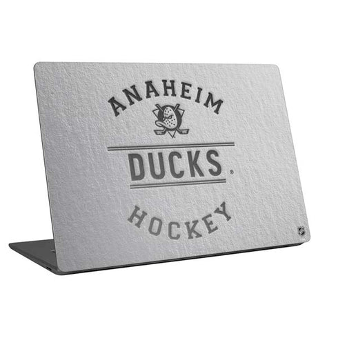 NHL Anaheim Ducks Black Text Universal Laptop 16.6in (13.4 x 9.7in) Skin