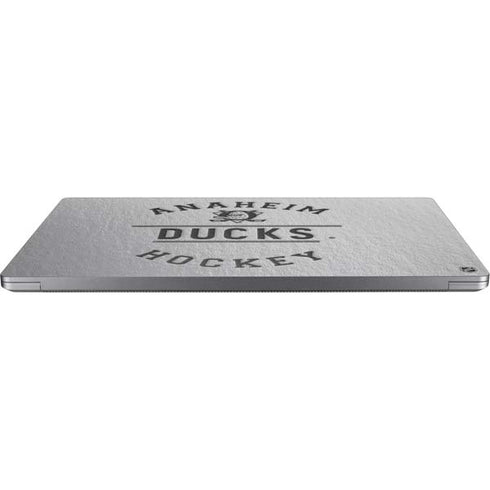 NHL Anaheim Ducks Black Text Universal Laptop 16.6in (13.4 x 9.7in) Skin