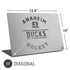 NHL Anaheim Ducks Black Text Universal Laptop 17in (13.8 x 10in) Skin
