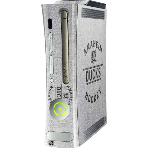 NHL Anaheim Ducks Black Text Xbox 360 (Includes HDD) Skin