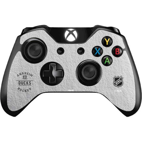 NHL Anaheim Ducks Black Text Xbox One Controller Skin