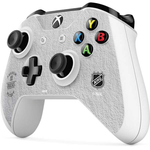 NHL Anaheim Ducks Black Text Xbox One S All-Digital Edition Bundle Skin