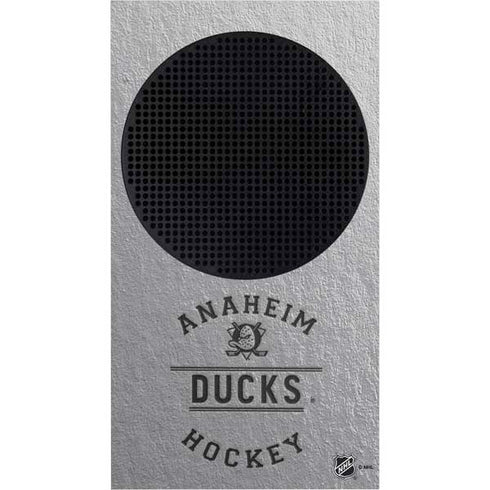 NHL Anaheim Ducks Black Text Xbox Series S Bundle Skin