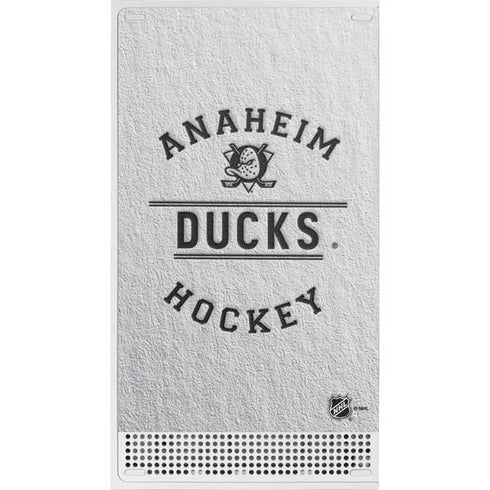 NHL Anaheim Ducks Black Text Xbox Series S Bundle Skin