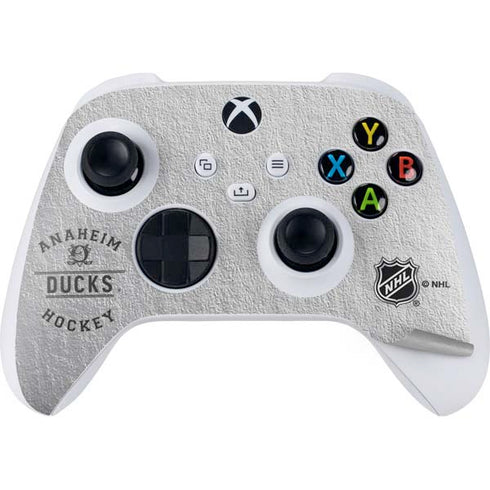 NHL Anaheim Ducks Black Text Xbox Series S Bundle Skin