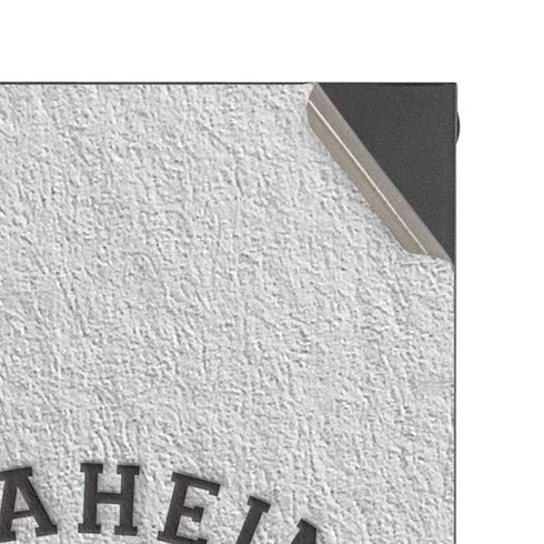 NHL Anaheim Ducks Black Text Xbox Series X Console Skin