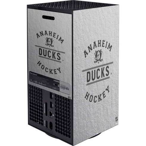 NHL Anaheim Ducks Black Text XBox Series X Digital Edition Bundle Skin