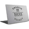 NHL Anaheim Ducks Black Text Dell XPS Skin