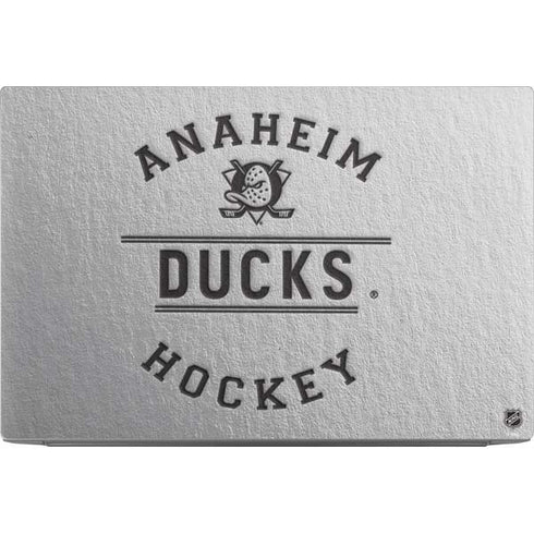 NHL Anaheim Ducks Black Text Dell XPS Skin