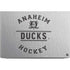NHL Anaheim Ducks Black Text Dell XPS Skin