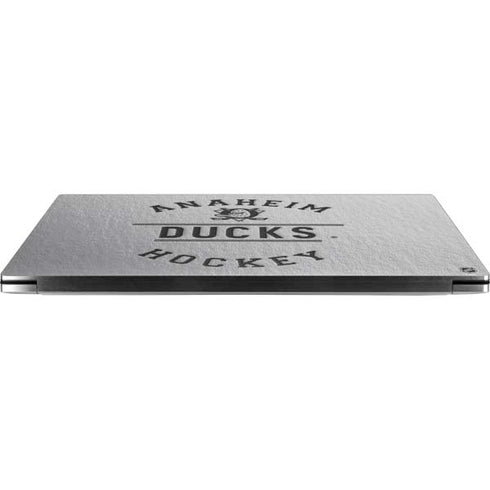 NHL Anaheim Ducks Black Text Dell XPS Skin
