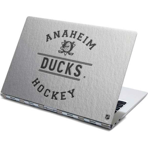 NHL Anaheim Ducks Black Text Yoga 910 2-in-1 14in Touch-Screen Skin