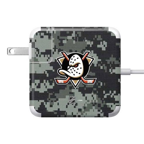 NHL Anaheim Ducks Camo 85W Power Adapter (15 and 17 inch MacBook Pro Charger) Skin