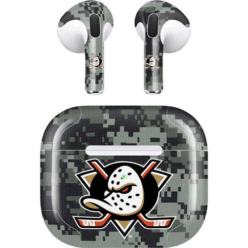 NHL Anaheim Ducks Camo Apple AirPods (3rd Gen 2021) Skin
