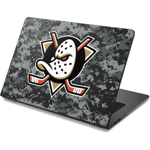 NHL Anaheim Ducks Camo Dell Chromebook Skin