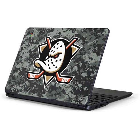 NHL Anaheim Ducks Camo Samsung Chromebook Skin
