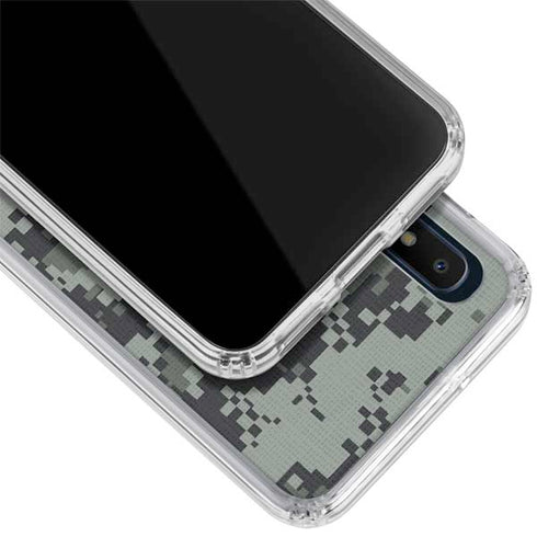 NHL Anaheim Ducks Camo Galaxy A10e Clear Case