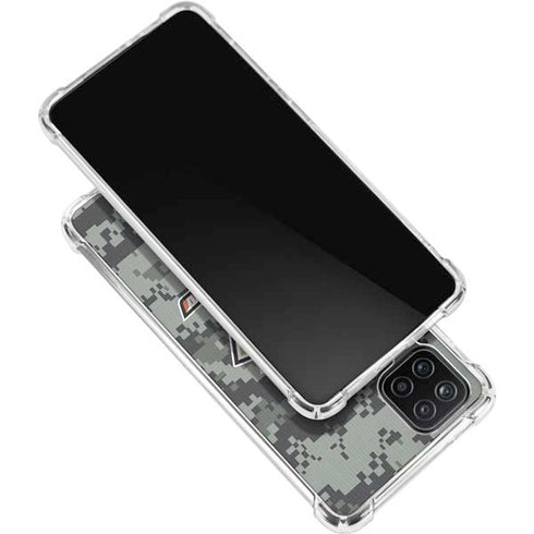 NHL Anaheim Ducks Camo Galaxy A12 Clear Case