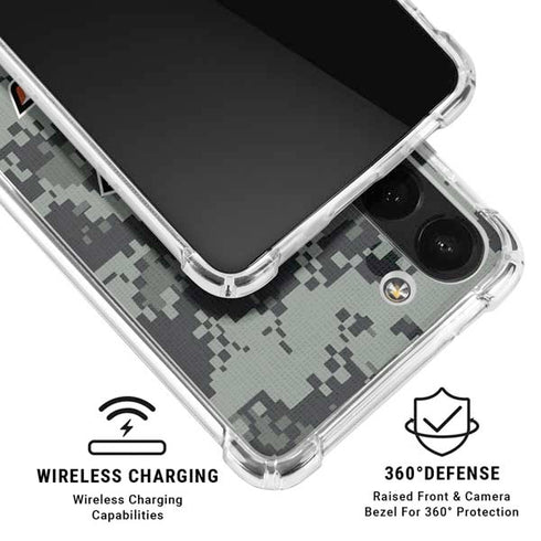NHL Anaheim Ducks Camo Galaxy A13 5G Clear Case