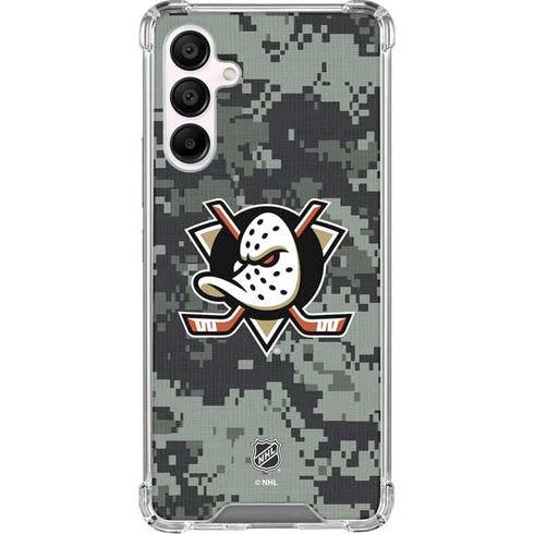 NHL Anaheim Ducks Camo Galaxy A16 5G Clear Case