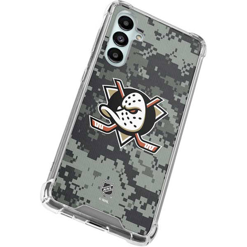 NHL Anaheim Ducks Camo Galaxy A16 5G Clear Case