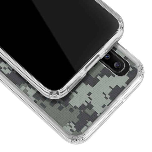 NHL Anaheim Ducks Camo Galaxy A20 Clear Case
