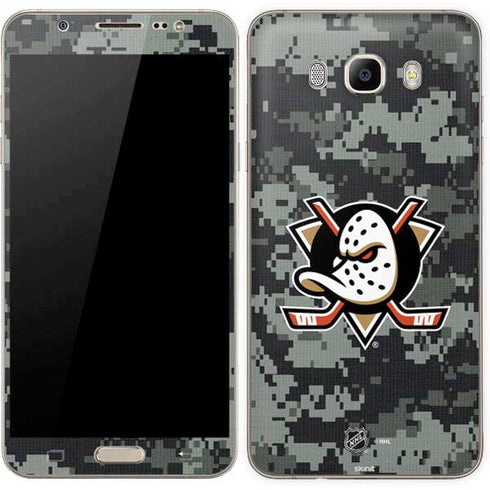 NHL Anaheim Ducks Camo Galaxy J7 Skin