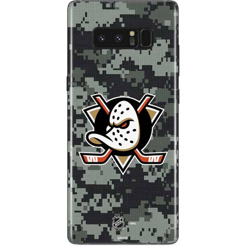 NHL Anaheim Ducks Camo Galaxy Note 8 Skin