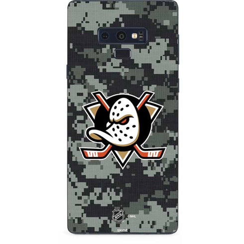NHL Anaheim Ducks Camo Galaxy Note 9 Skin